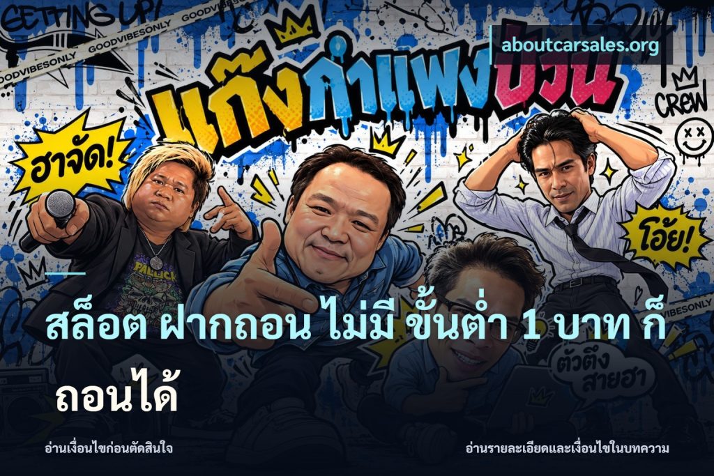 สล็อต ฝากถอน ไม่มี ขั้นต่ำ 1 บาท ก็ ถอนได้