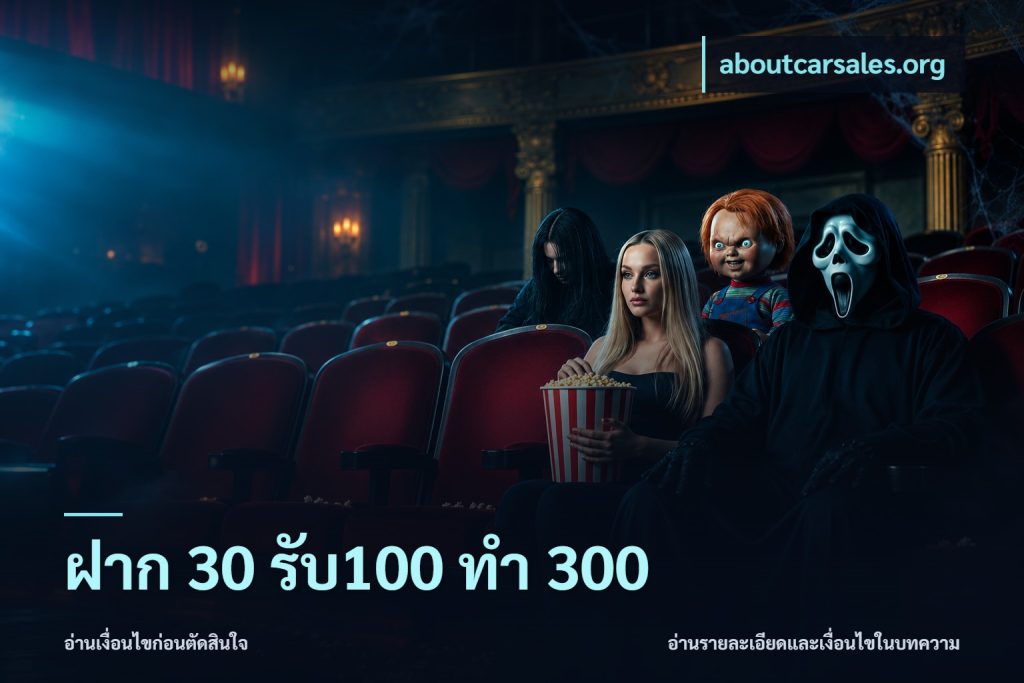 ฝาก 30 รับ100 ทำ 300