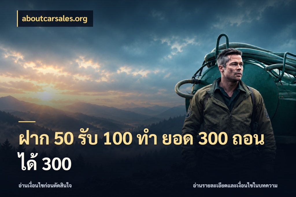 ฝาก 50 รับ 100 ทํา ยอด 300 ถอนได้ 300 โปรกับเกมที่ชอบเลือกให้ตรงสไตล์ สไตล์ aboutcarsales.org