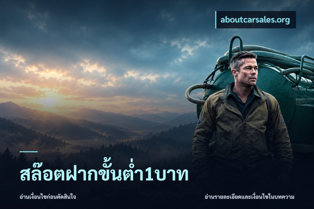 สล๊อตฝากขั้นต่ำ1บาท