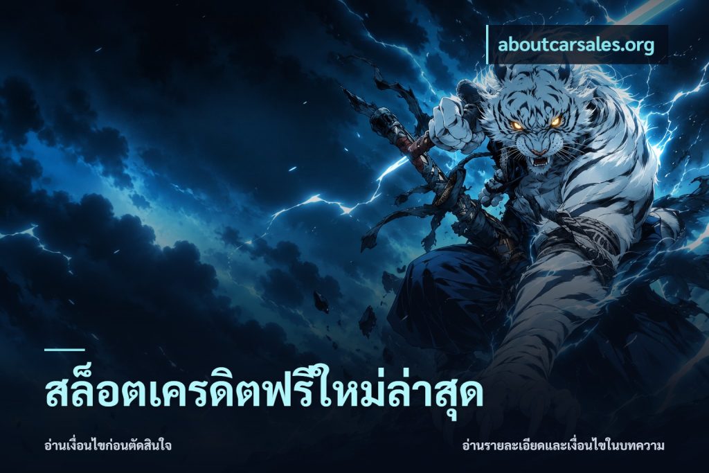 สล็อตเครดิตฟรีใหม่ล่าสุด