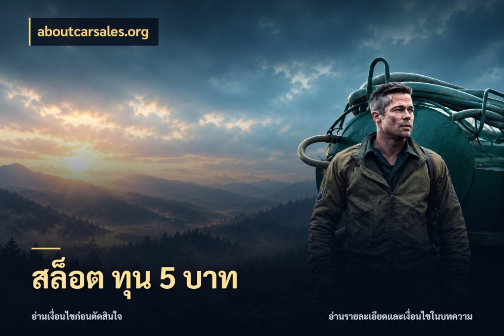 สล็อต ทุน 5 บาท จำนวนเริ่มต้นกับสไตล์เกมที่ชอบ กับ aboutcarsales.org