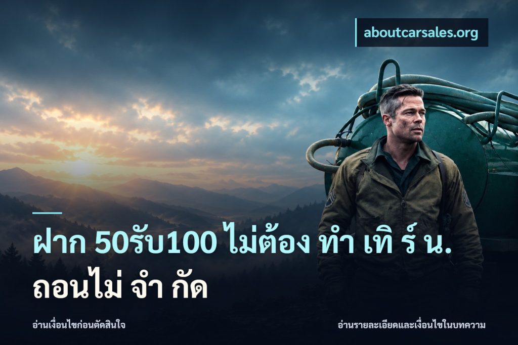 ฝาก 50รับ100 ไม่ต้อง ทํา เทิ ร์ น. ถอนไม่ จํา กัด