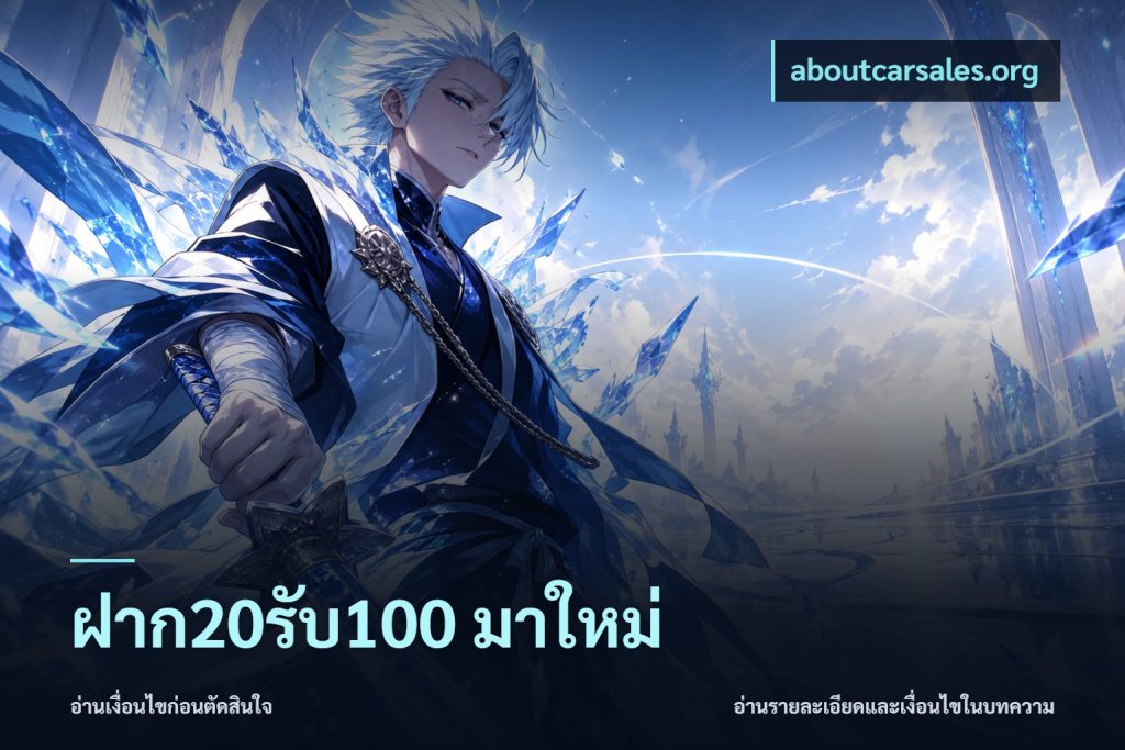 ฝาก20รับ100 มาใหม่
