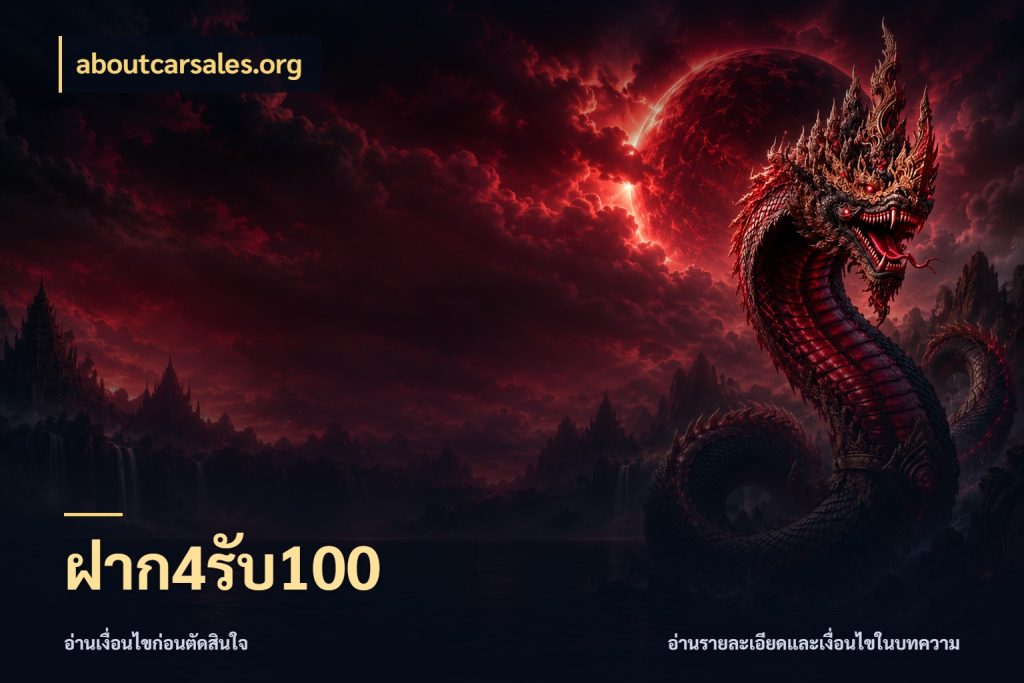 ฝาก4รับ100