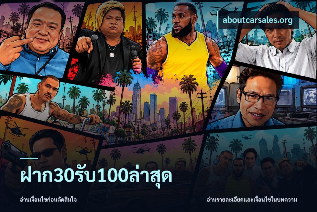 ฝาก30รับ100ล่าสุด