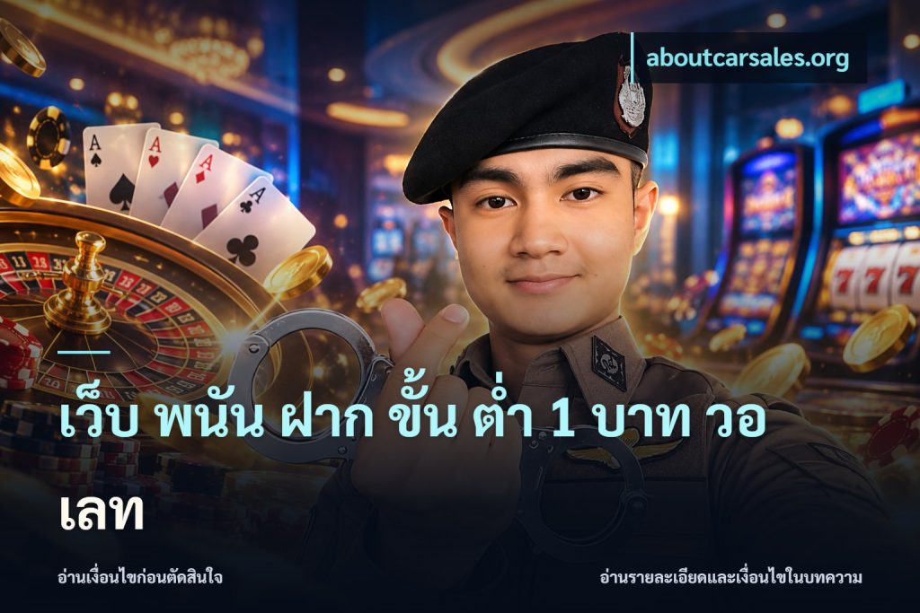 เว็บ พนัน ฝาก ขั้น ต่ำ 1 บาท วอ เลท