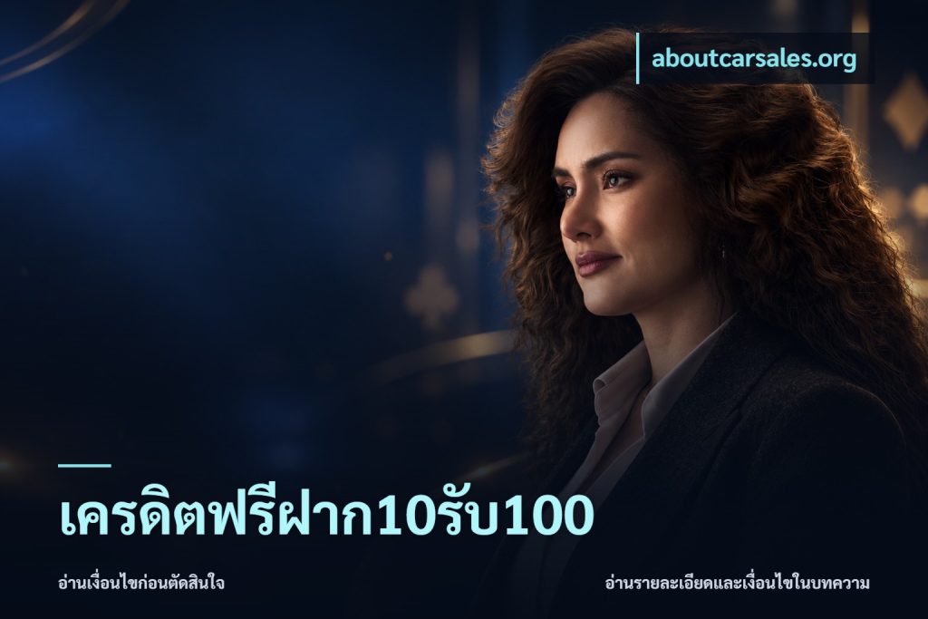 เครดิตฟรีฝาก10รับ100