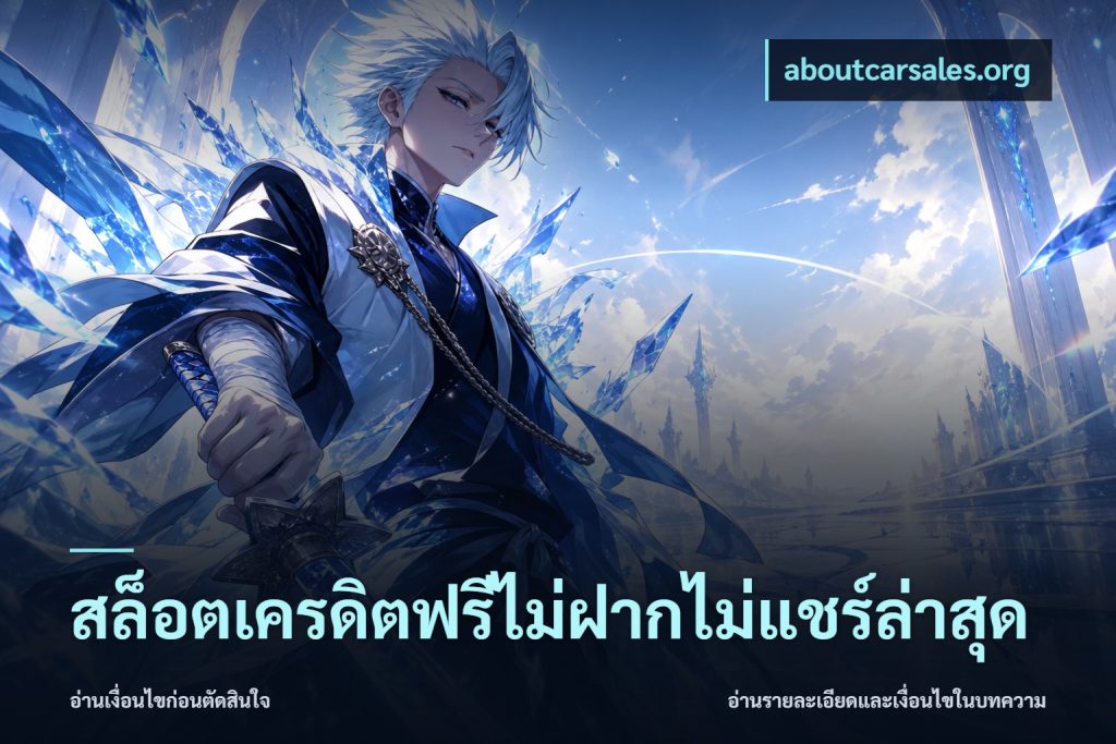 สล็อตเครดิตฟรีไม่ฝากไม่แชร์ล่าสุด