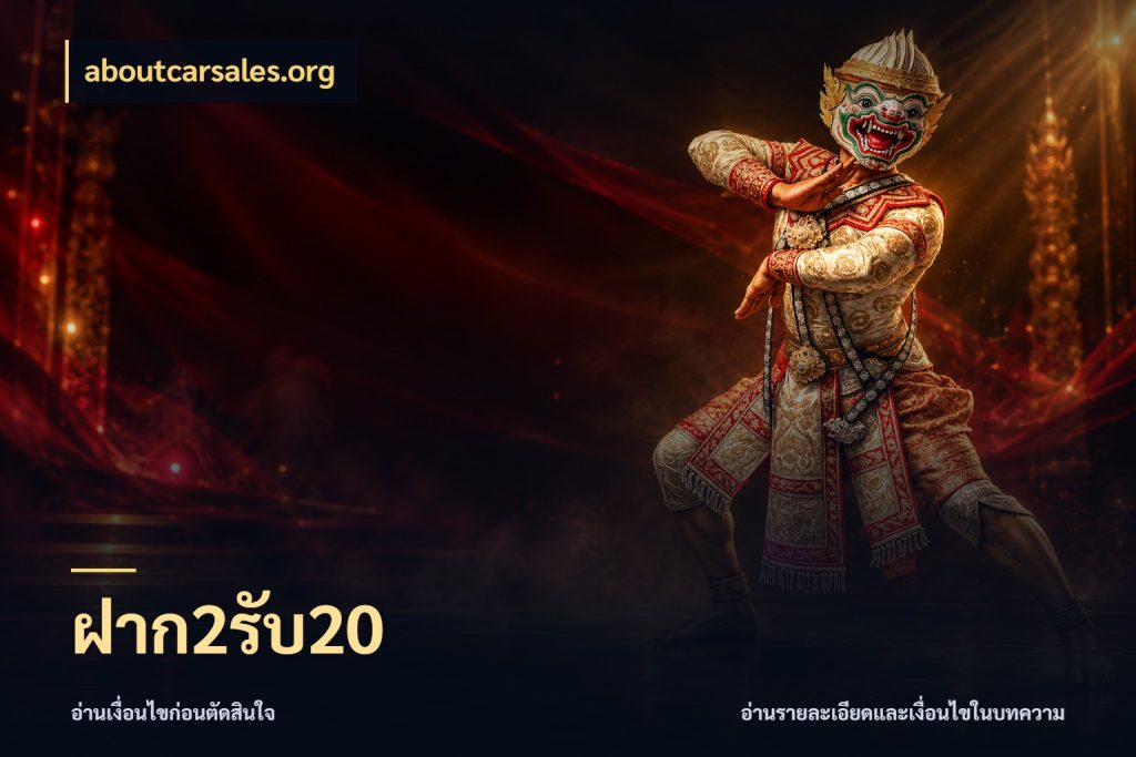 ฝาก2รับ20 เครดิตกับรูปแบบโปรที่ตรงใจ กับ aboutcarsales.org