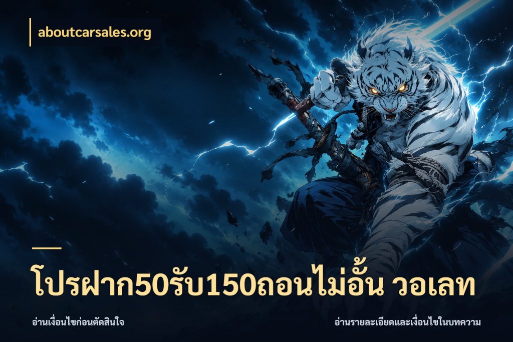โปรฝาก50รับ150ถอนไม่อั้น วอเลท aboutcarsales.org ยอดฝากและยอดรับในมุมของคนชอบลุ้น