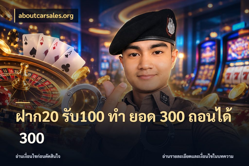 ฝาก20 รับ100 ทํา ยอด 300 ถอนได้ 300 รูปแบบโบนัสกับสิทธิ์ของสายเกม กับ aboutcarsales.org