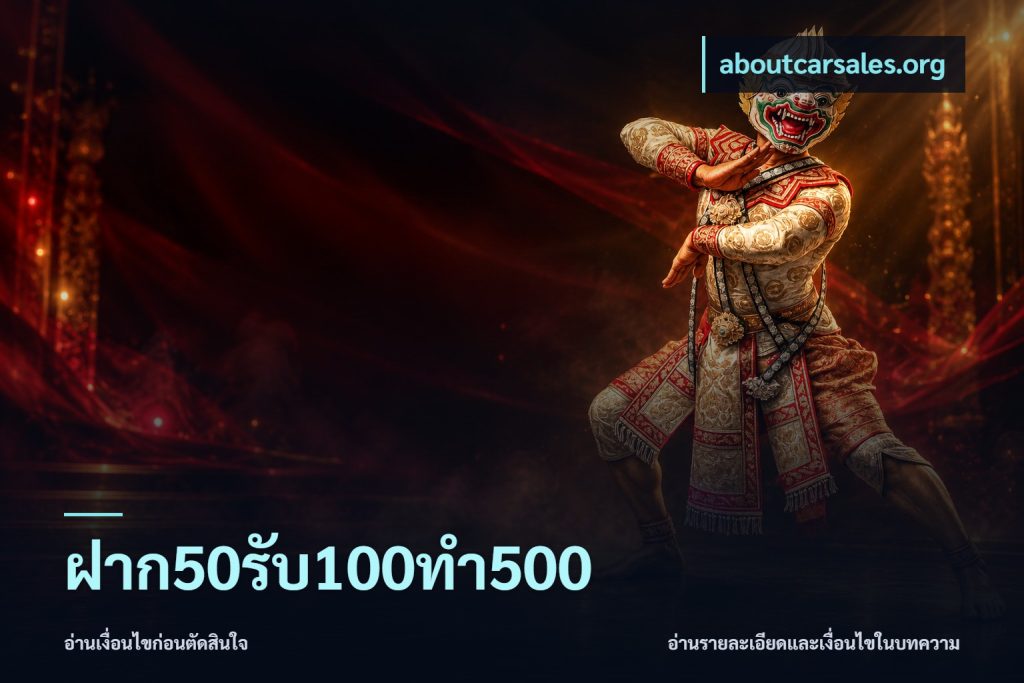 ฝาก50รับ100ทํา500