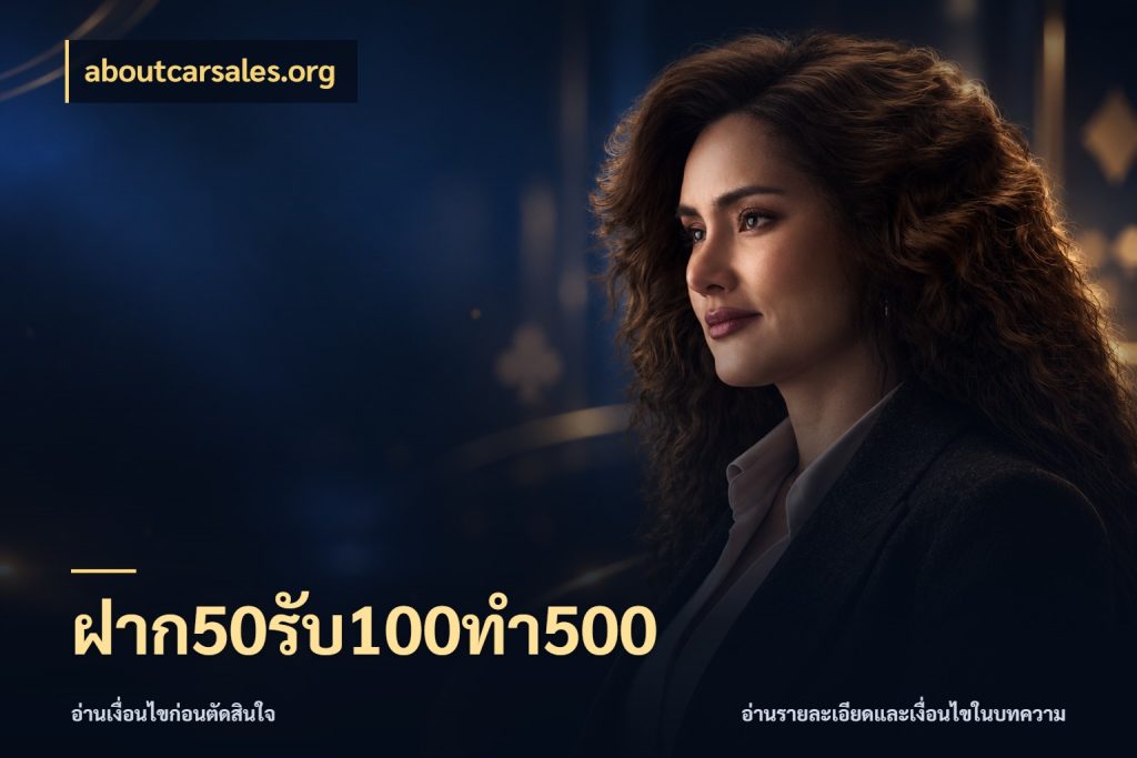 ฝาก50รับ100ทํา500 สีสันของโปรฝากและยอดรับ สไตล์ aboutcarsales.org