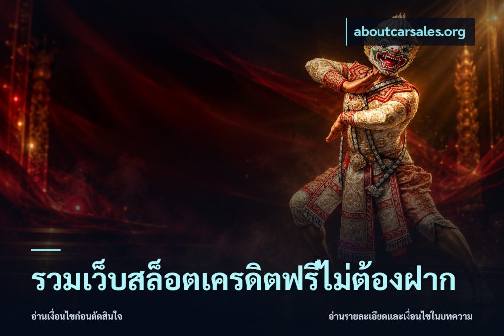 รวมเว็บสล็อตเครดิตฟรีไม่ต้องฝาก
