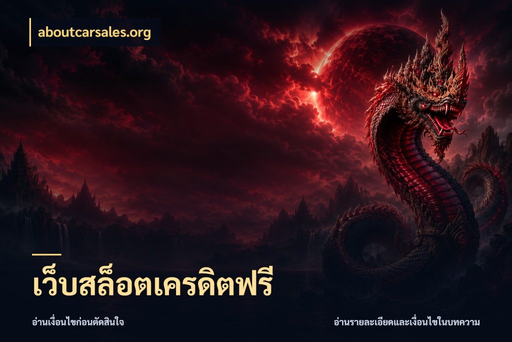เว็บสล็อตเครดิตฟรี จากชื่อเครดิตฟรีสู่ความสนุกที่เข้าใจได้ กับ aboutcarsales.org