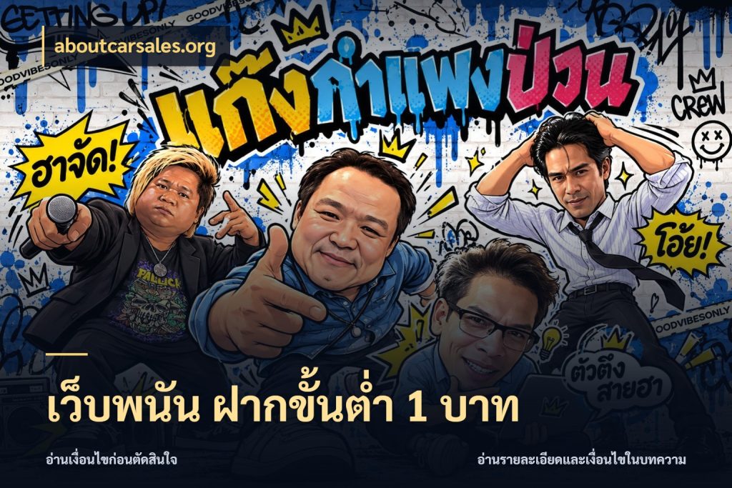เว็บพนัน ฝากขั้นต่ำ 1 บาท เปิดมุมยอดเริ่มต้นสำหรับคนชอบเกม กับ aboutcarsales.org