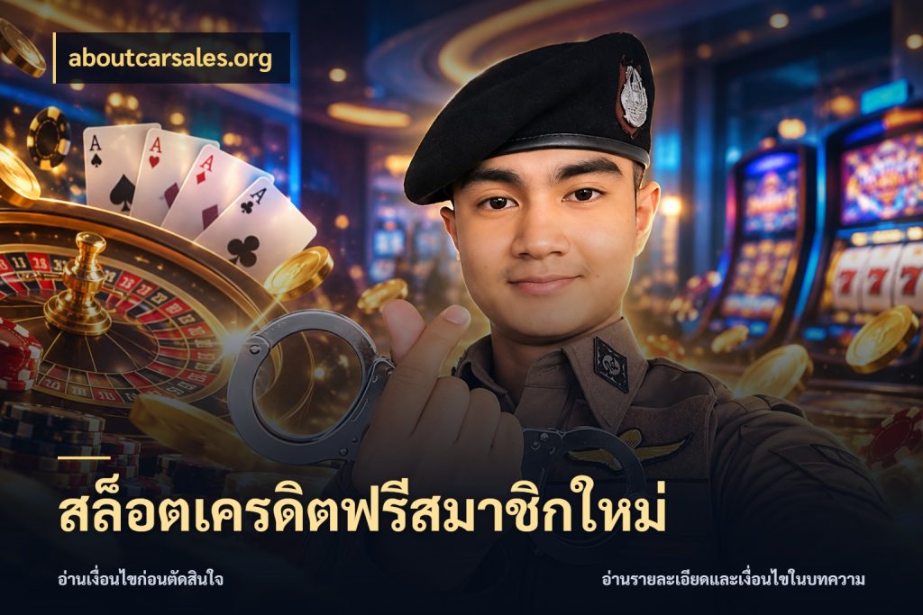 สล็อตเครดิตฟรีสมาชิกใหม่ aboutcarsales.org เลือกสไตล์ความสนุกจากรูปแบบเครดิต